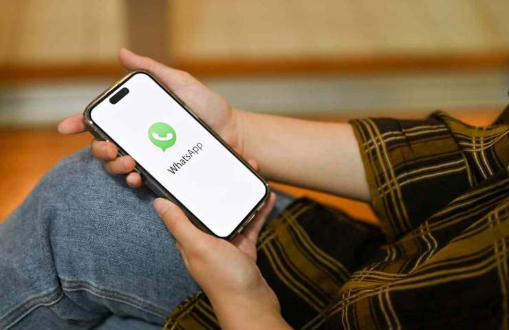 mani che usano whatsapp