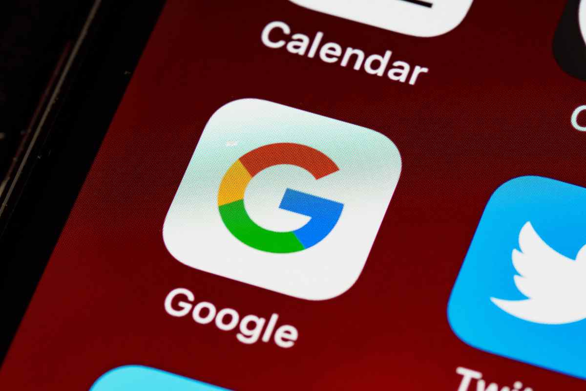 icona di google su smartphone