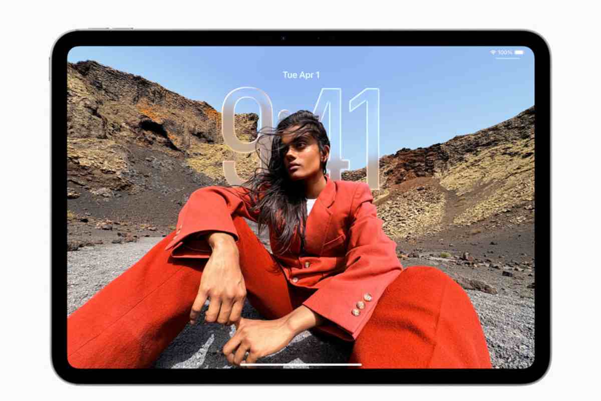 schermata di blocco di ipad