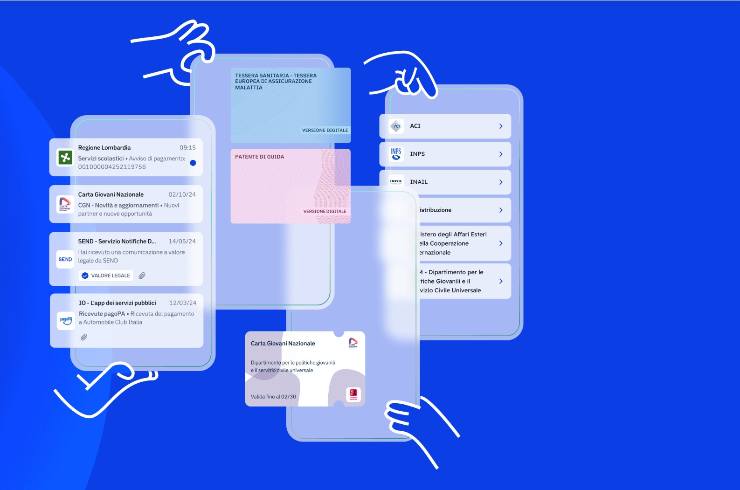 Illustrazione funzionalità App Io
