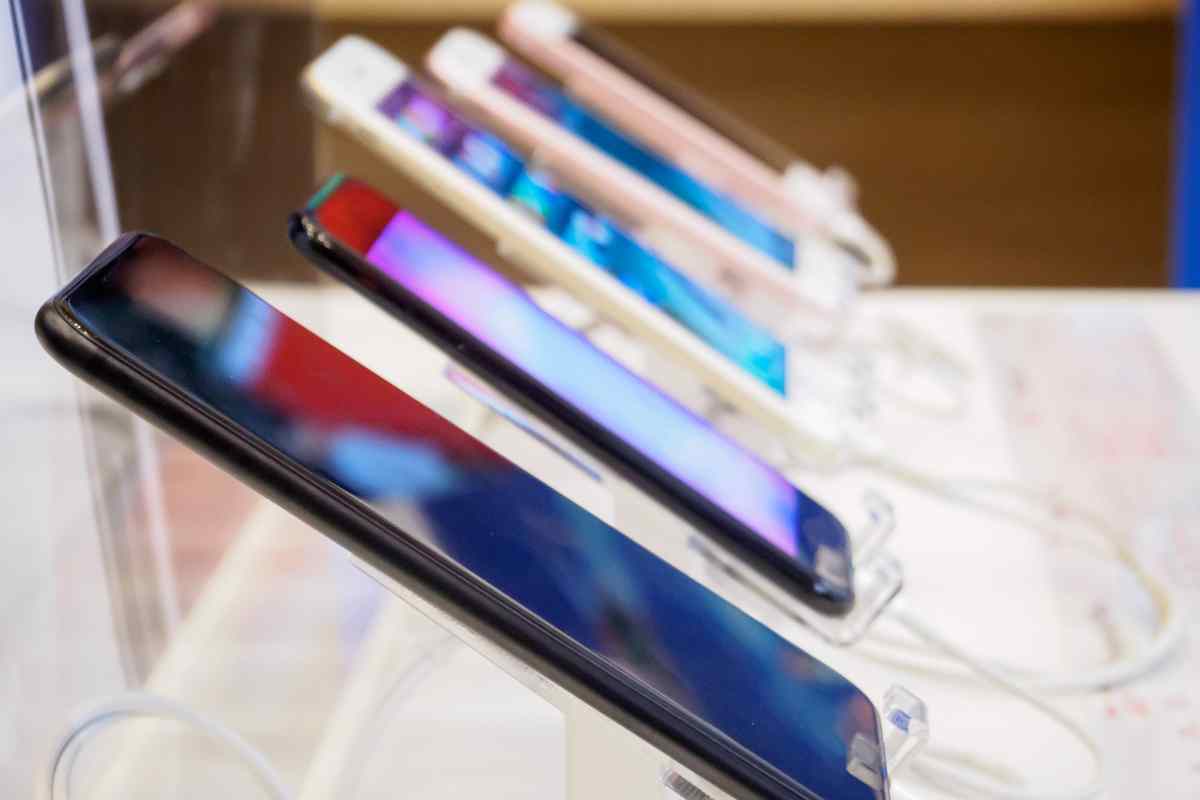 negozio di smartphone