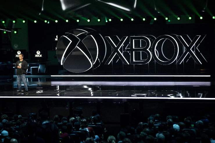 Il palco dell'xbox showcase