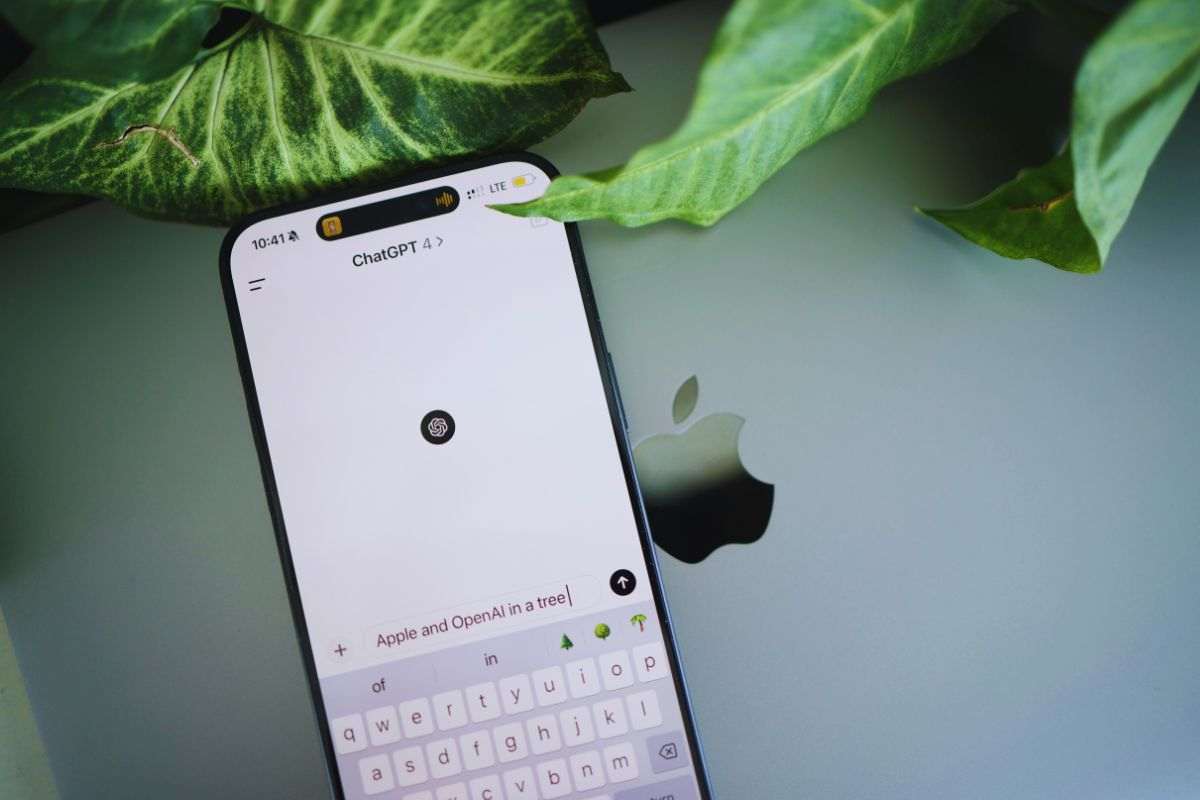 ChatGPT utilizzato su iPhone