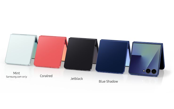 Galaxy Flip 7 di vari colori