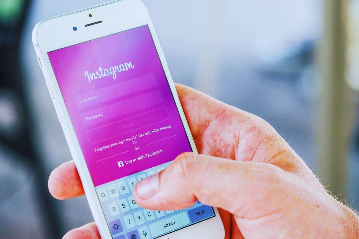 Pagina login Instagram