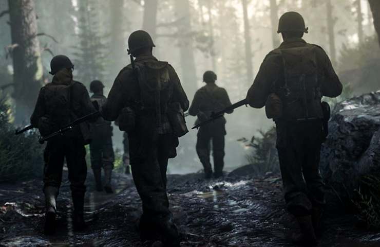 cod ww2 soldati che marciano