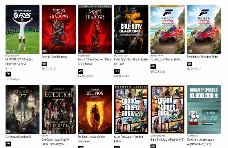 giochi ps5 a sconto