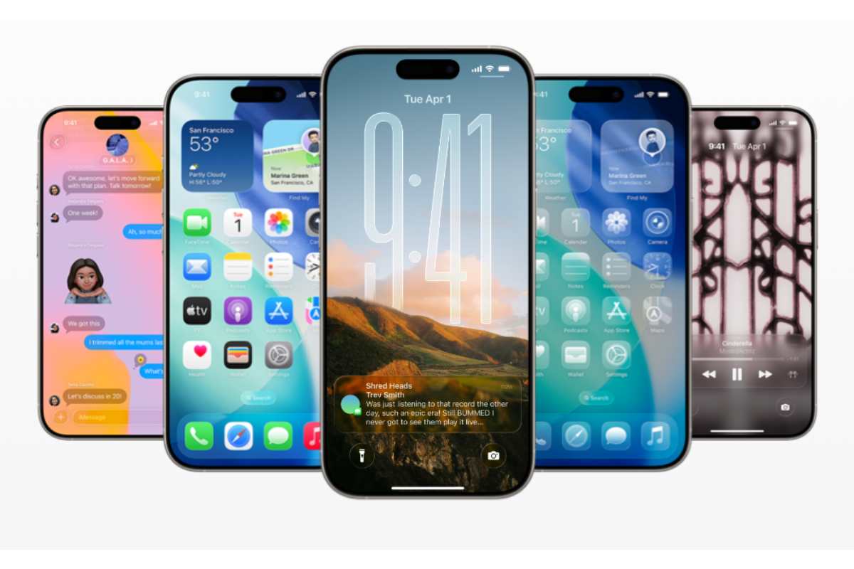 schermate di ios 26