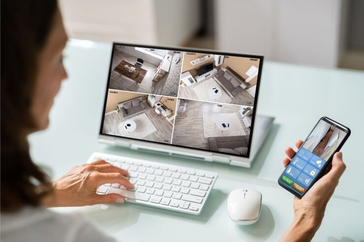Sistema videosorveglianza controllo da tablet e smartphone