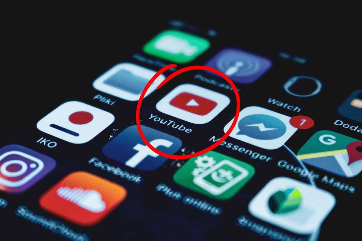 Applicazione Youtube sullo smartphone