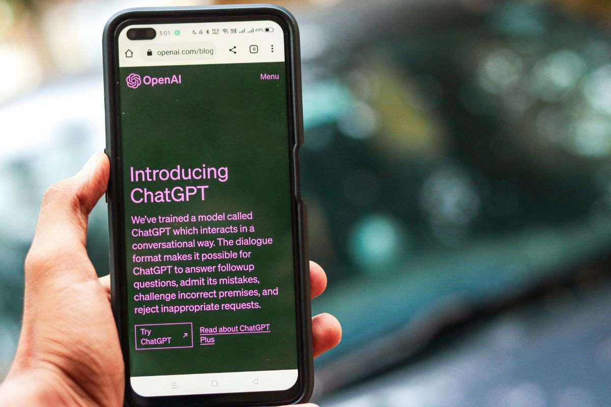 ChatGPT su smartphone