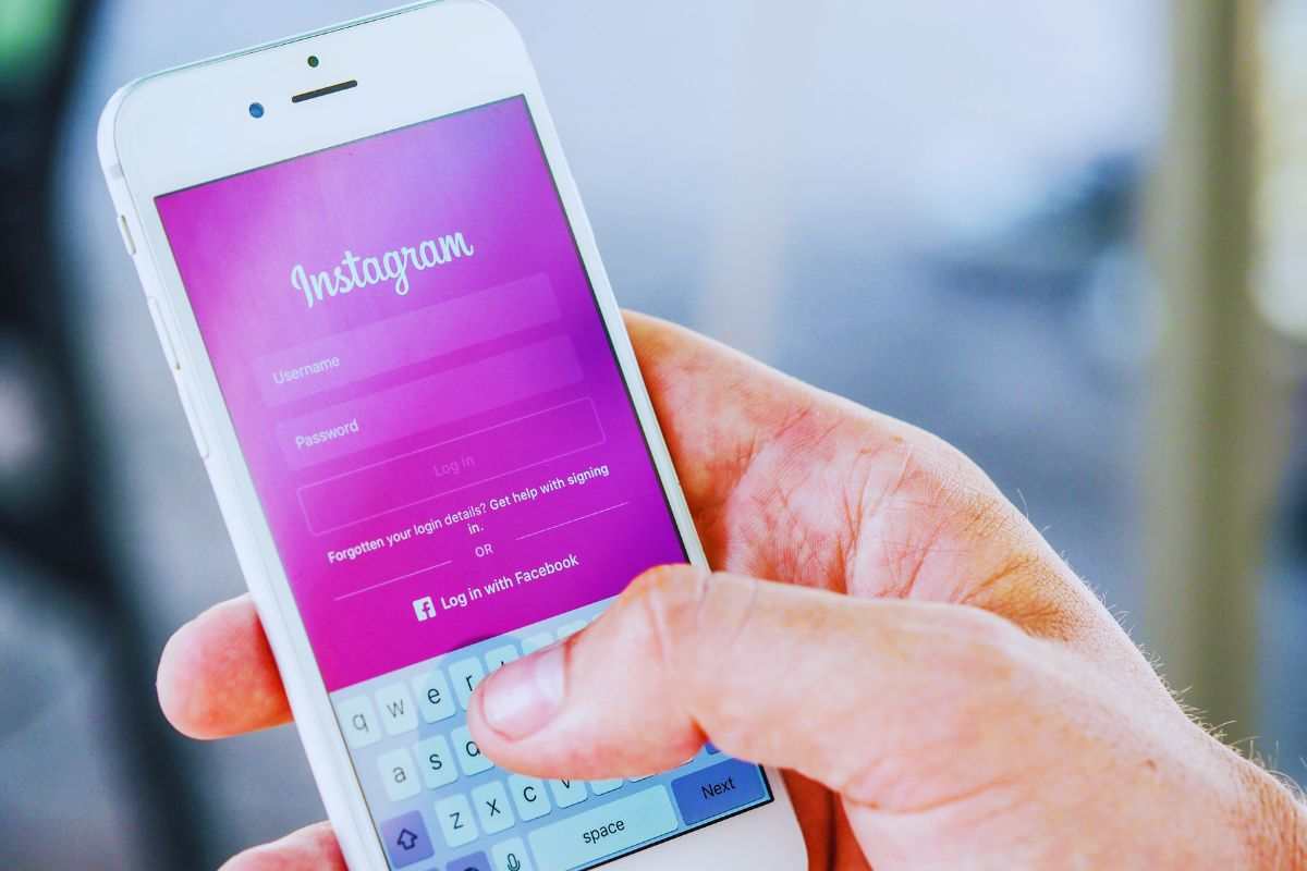 Pagina login Instagram