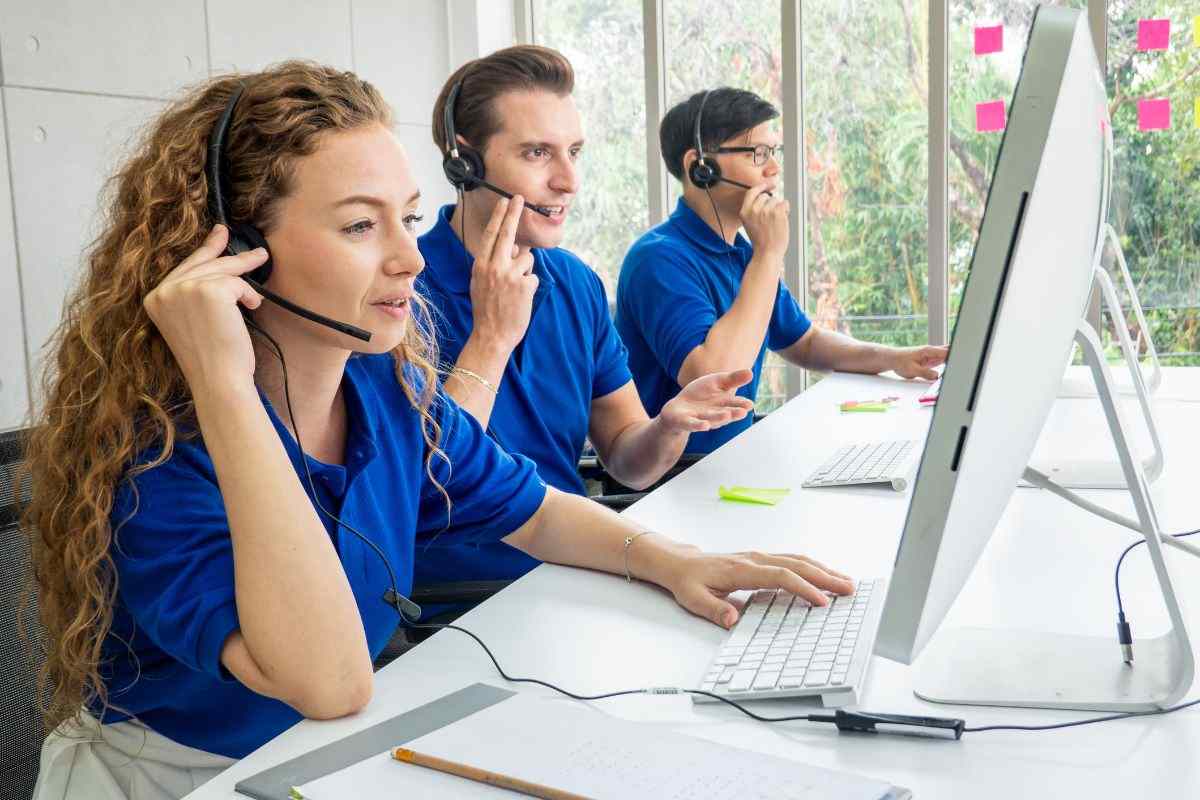 Operatori di un call center