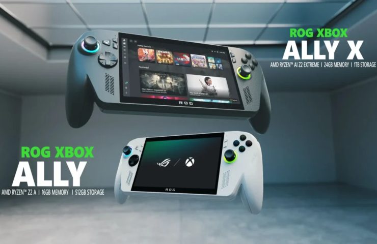 Le due versioni di Asus Rog Ally Xbox