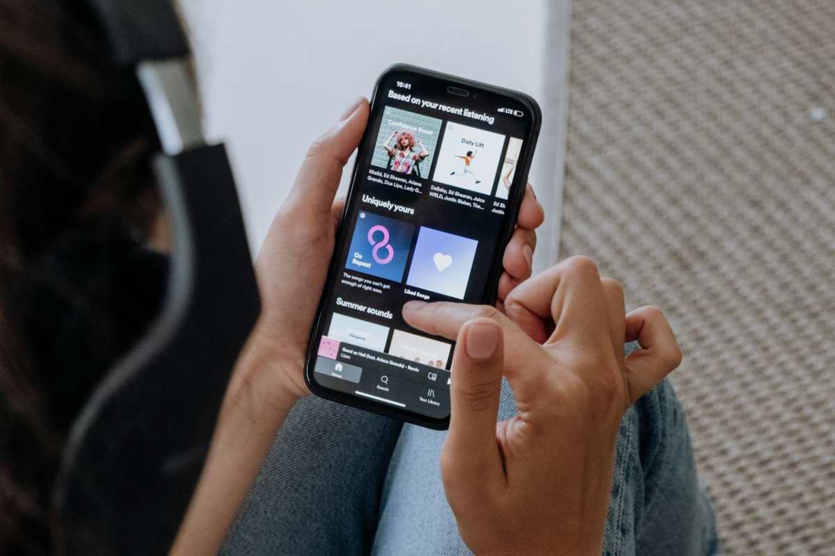 Spotify su smartphone