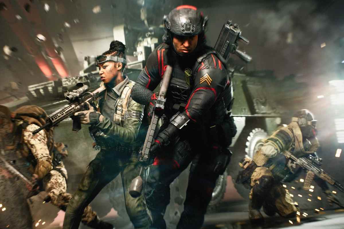 personaggi di battlefield 6 che corrono armati