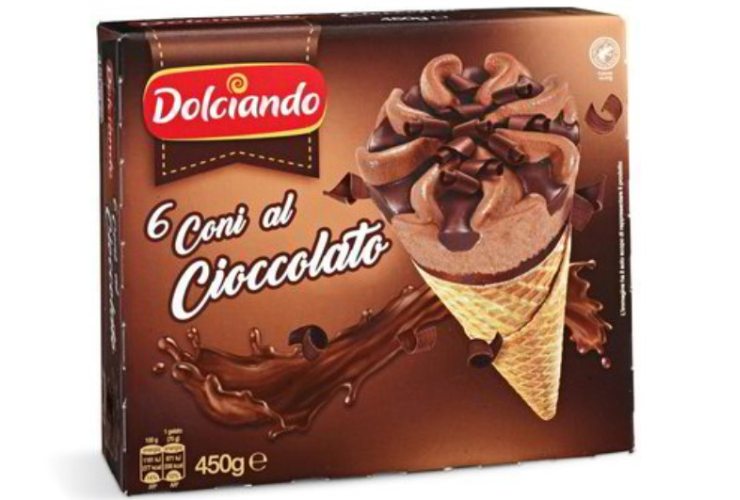 coni cioccolato dolciando
