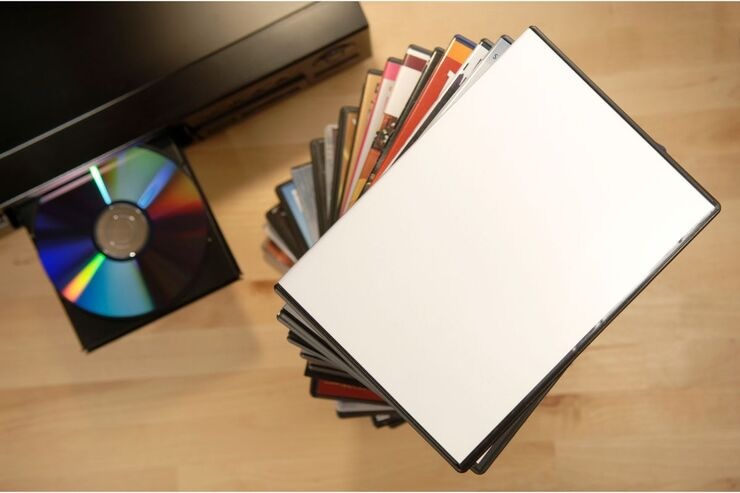 Custodie di DVD, lettore con CD