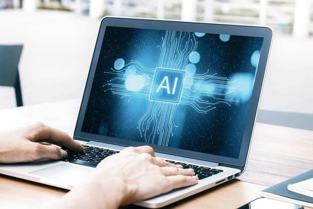 Al PC, schermata con scritto AI