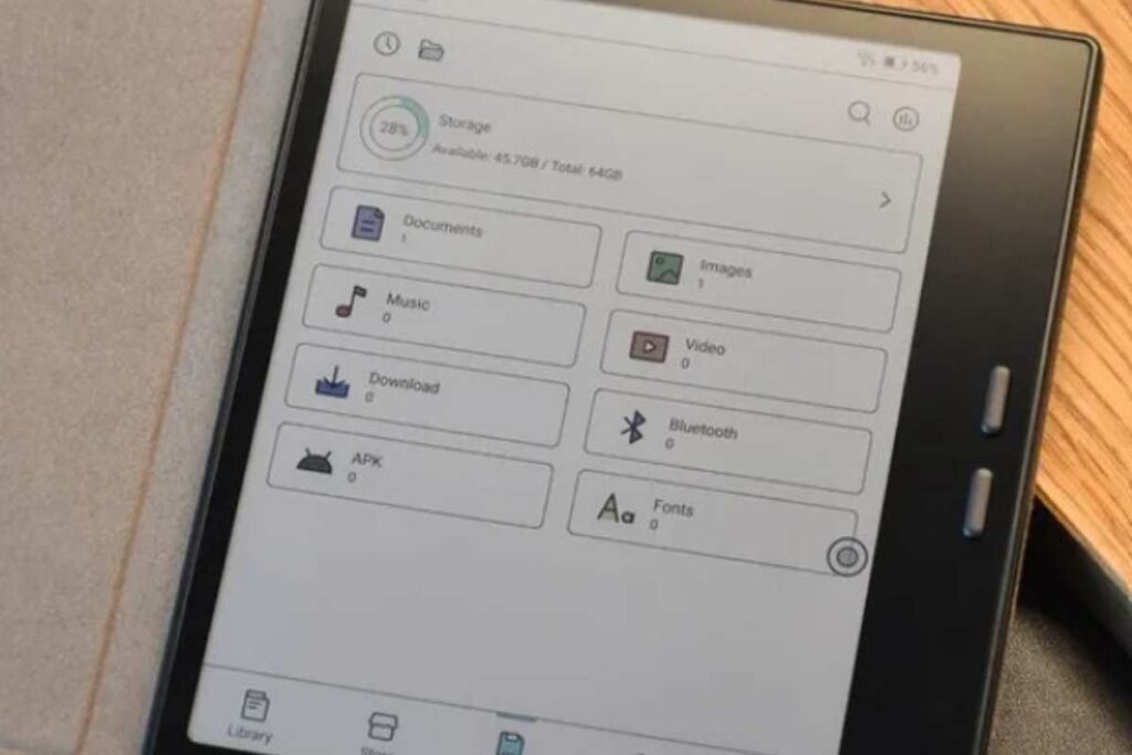 Color E Ink Reader Android E‑reader Android a colori da 7″ con penna, app e batteria infinita