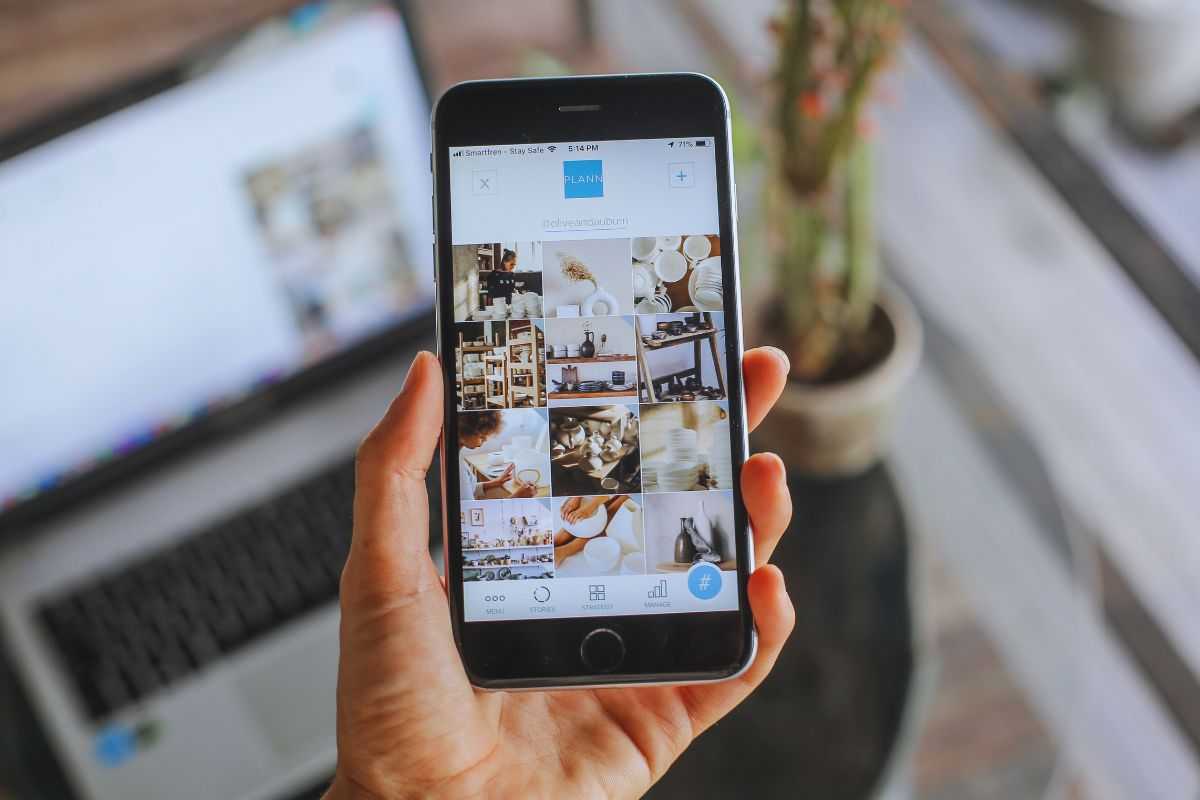 Galleria fotografica su smartphone