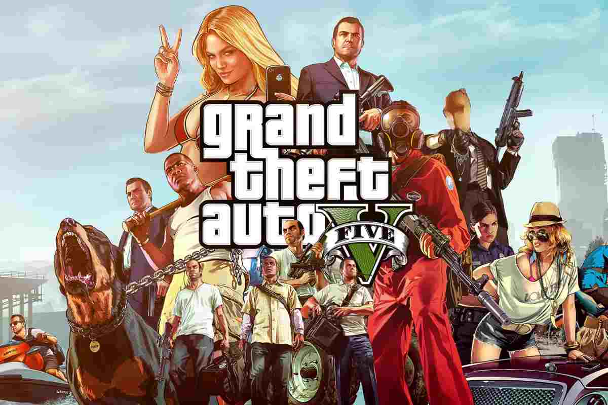 Una locandina di GTA 5