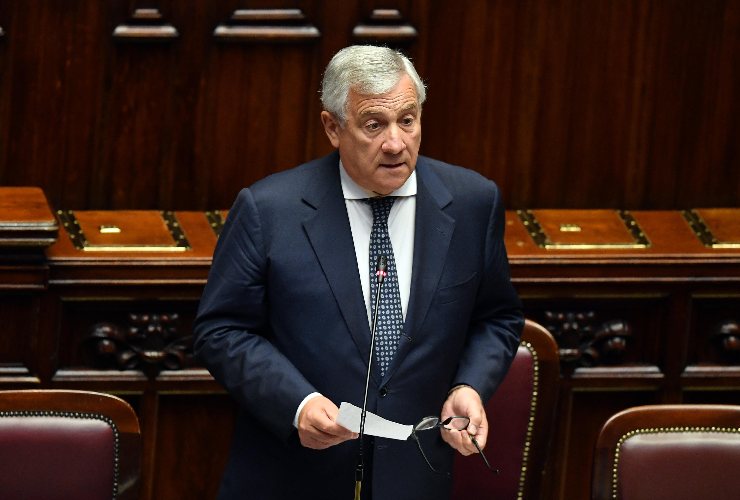 tajani alla camera dei deputati