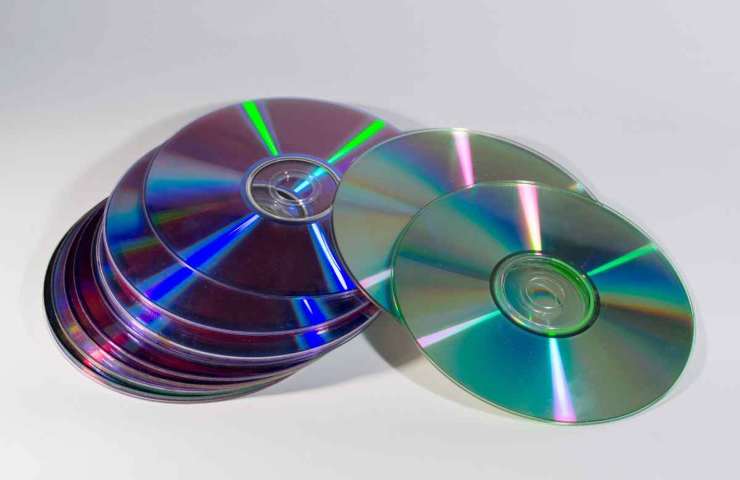 pila di cd