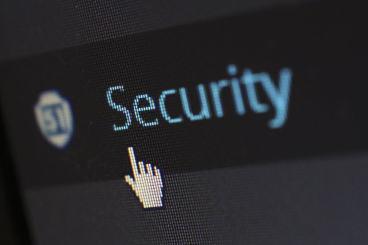 Parola Security su schermo