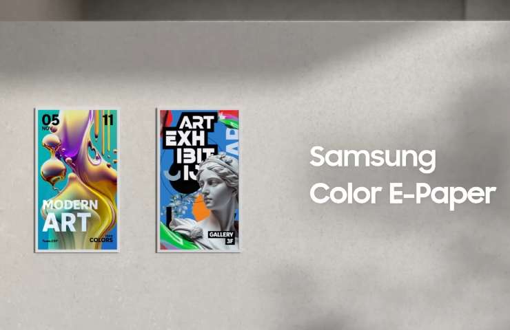 pubblicità e-paper samsung