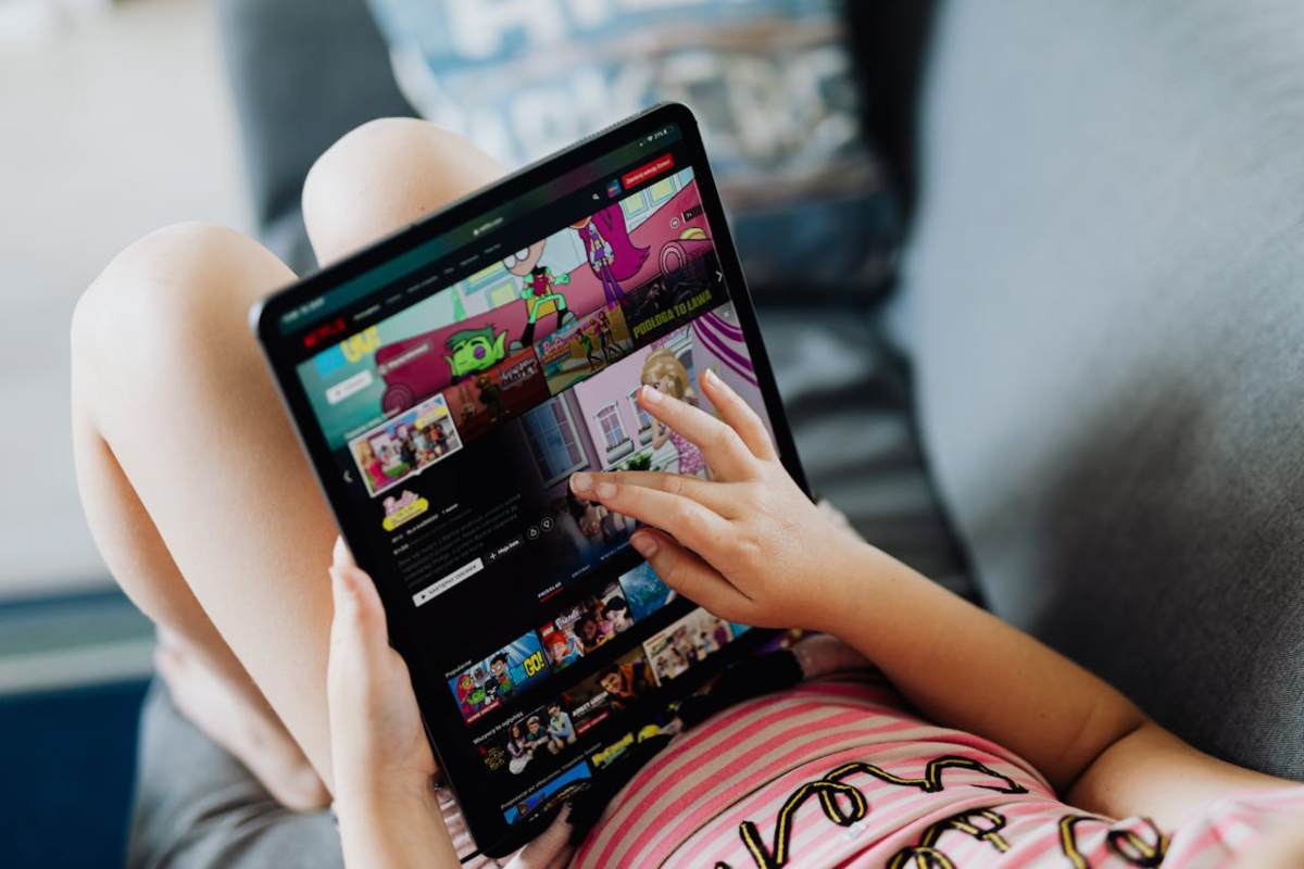 Tablet di una bambina