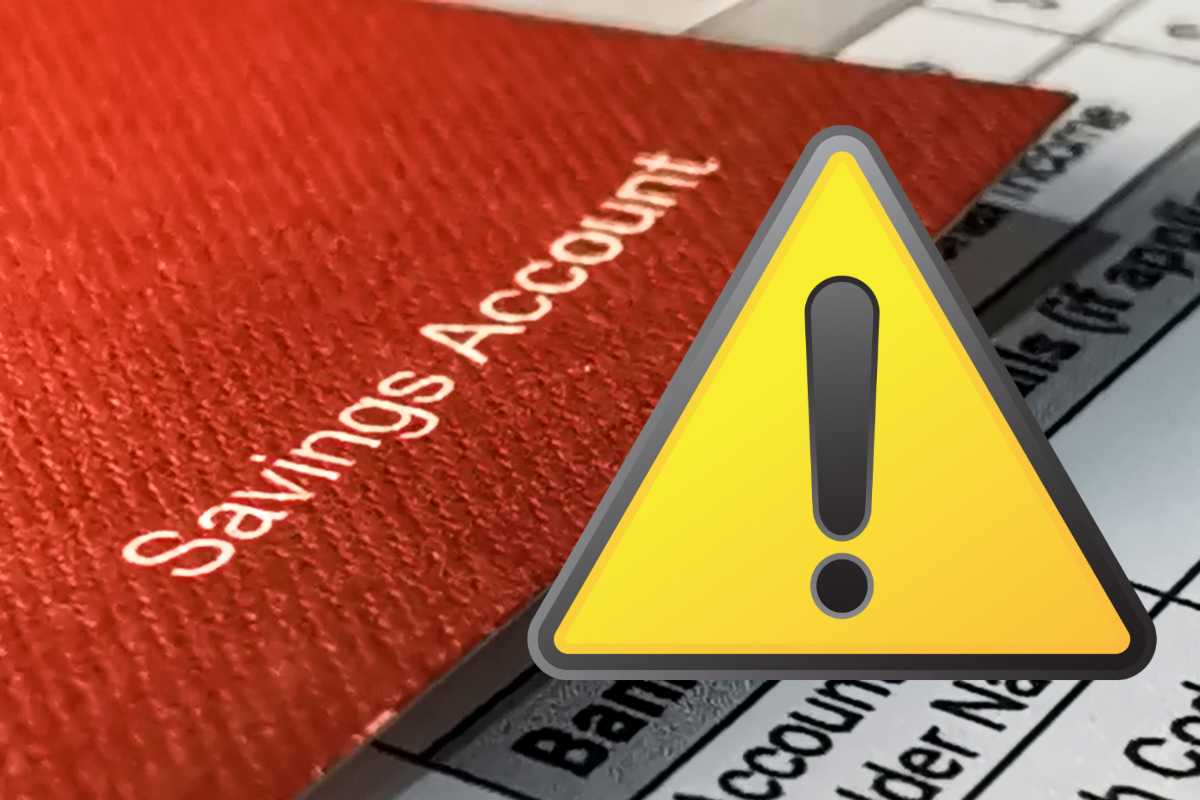 estratto conto e segnale d'allarme