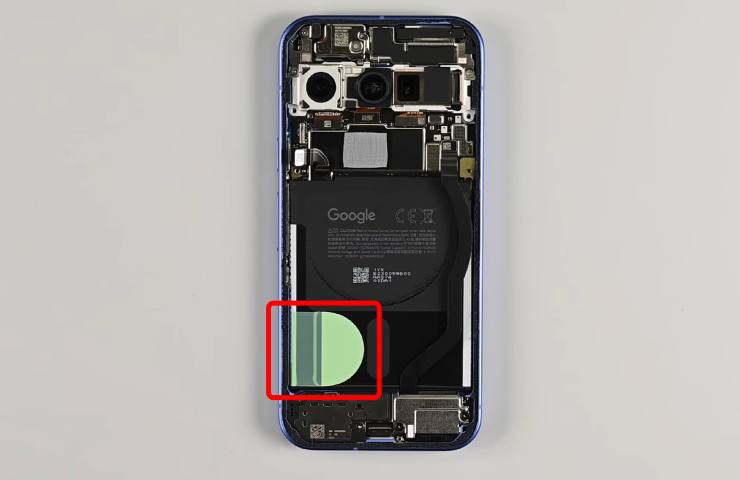 pixel 10 smontato