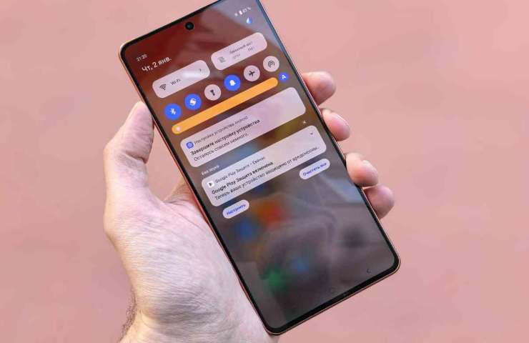 schermo di un telefono android