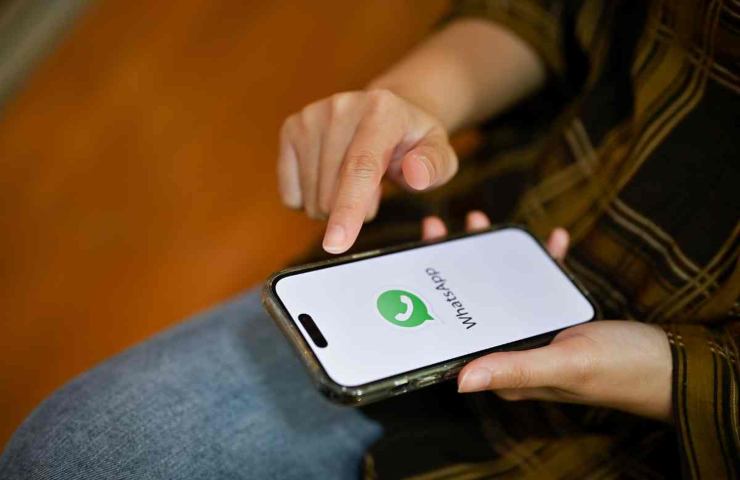 mani che usano whatsapp