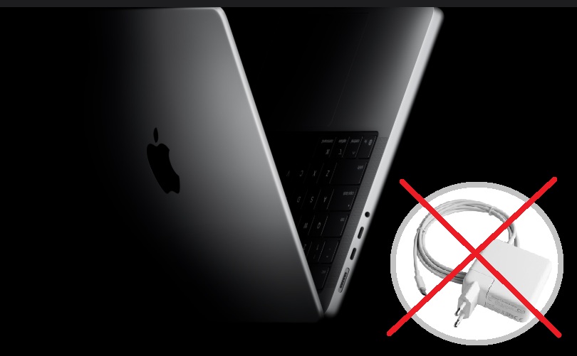 Apple MacBook M5 ed un caricatore in piccolo barrato