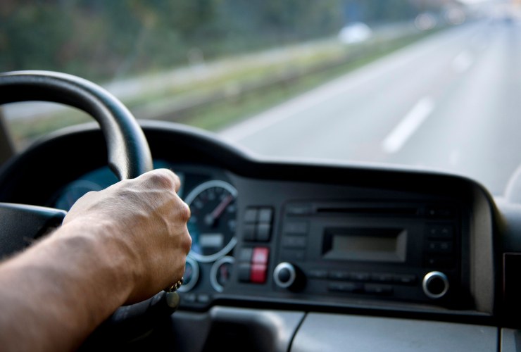 volante di un camion