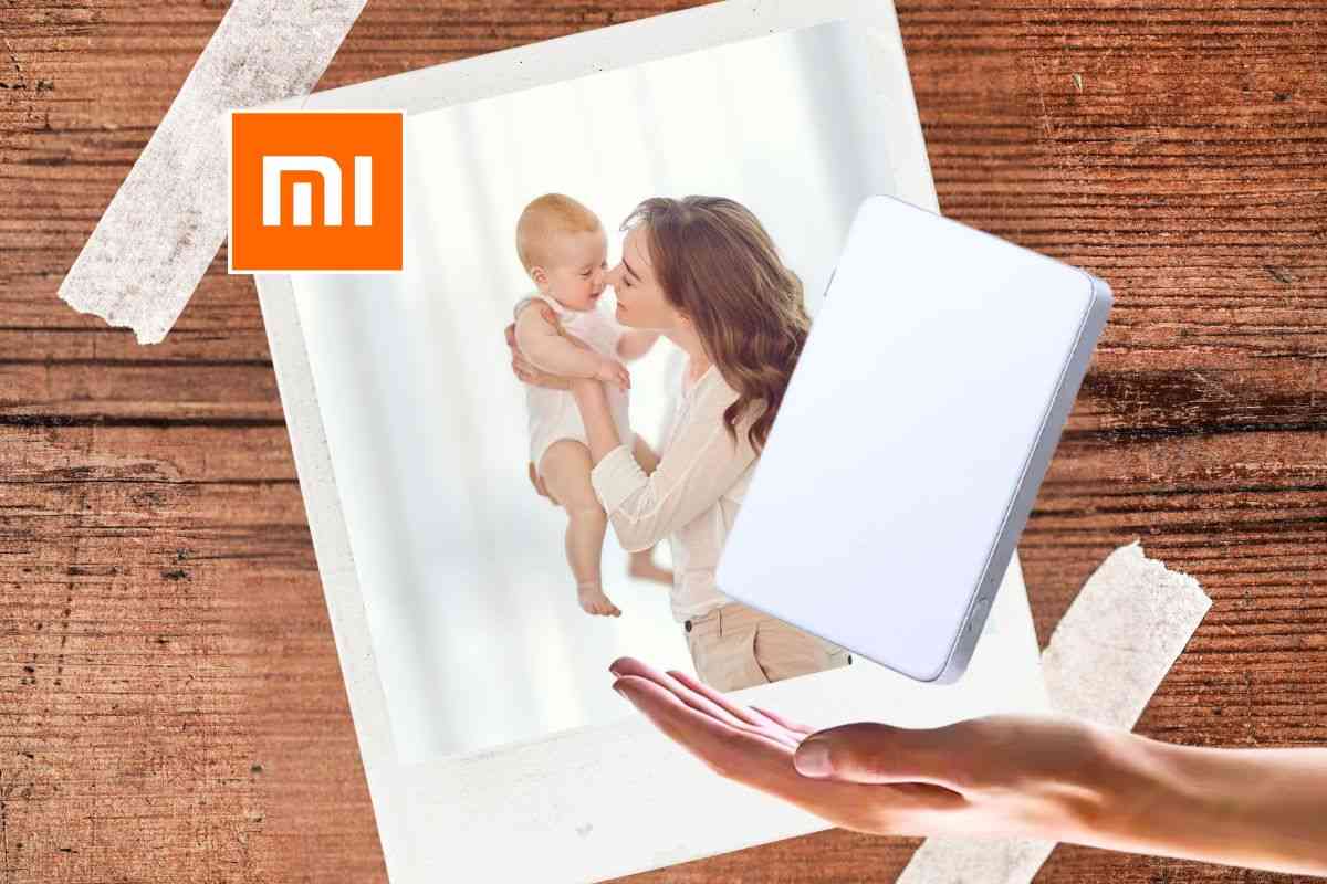 Fotografia stampata con la mini stampante Xiaomi