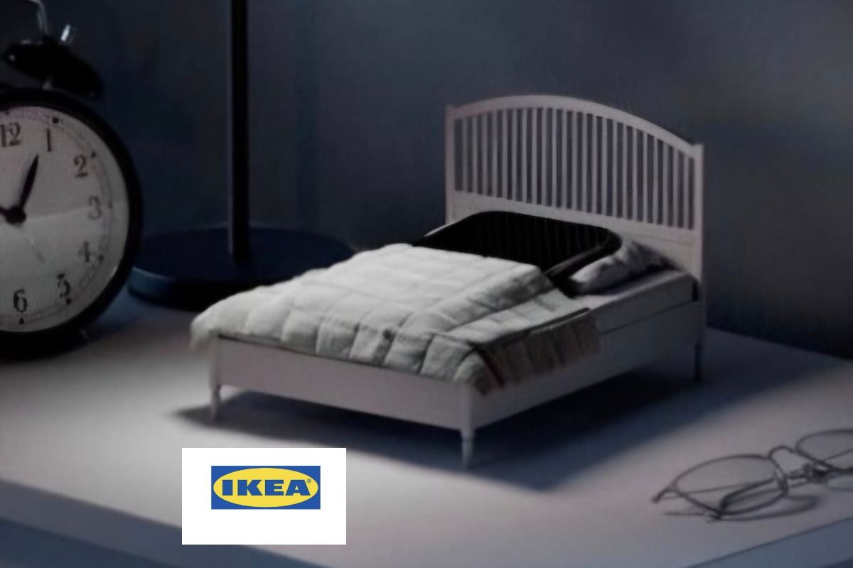 Ikea letto pagano per dormire