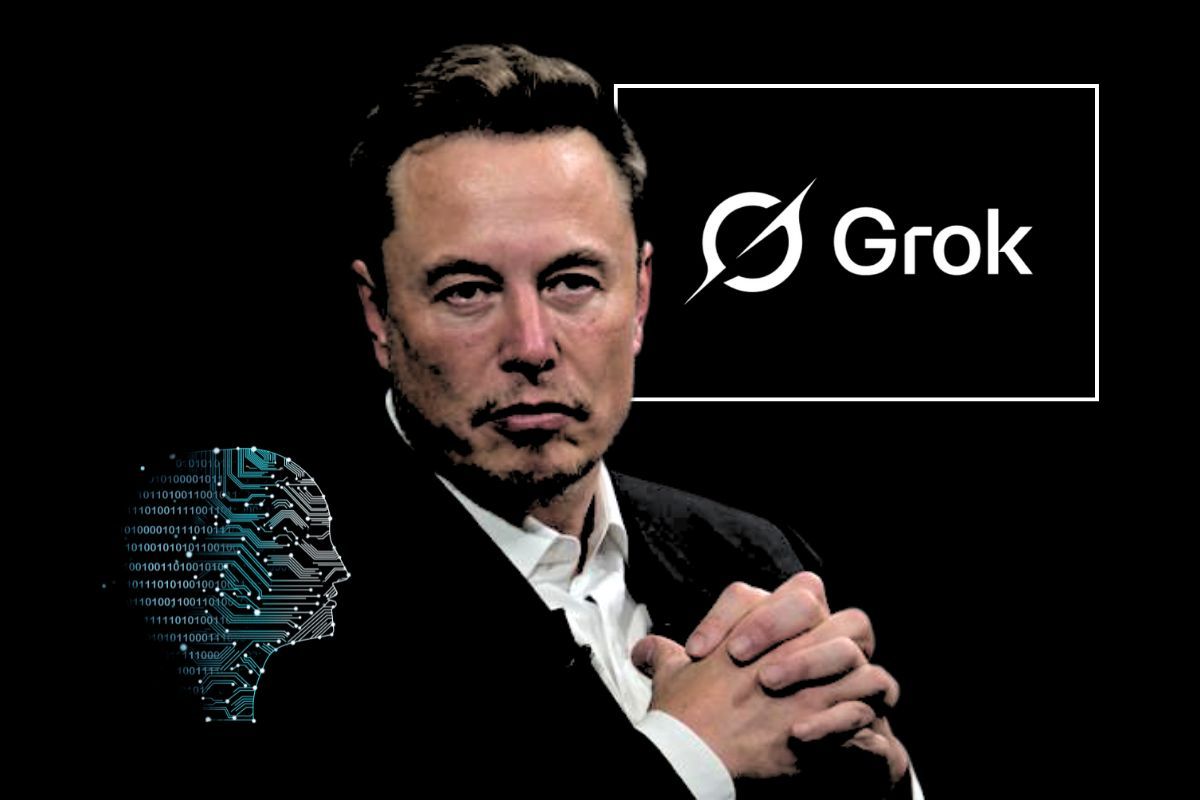 Elon Musk sguardo serio