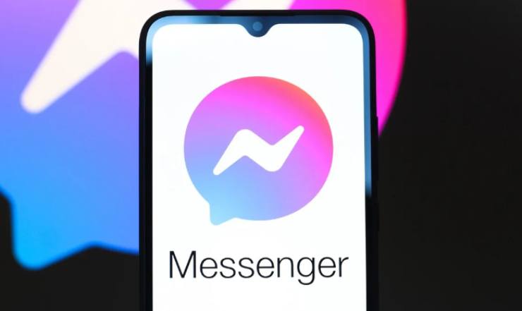 Logo Messenger su smartphone