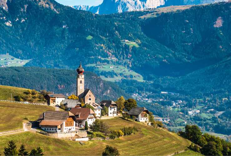 scorcio su Bolzano