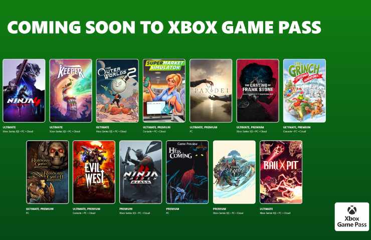 copertine giochi game pass
