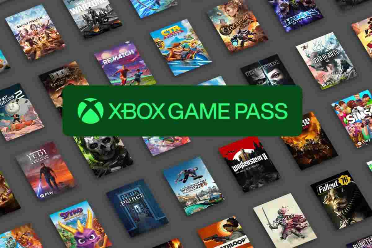 giochi xbox e logo game pass