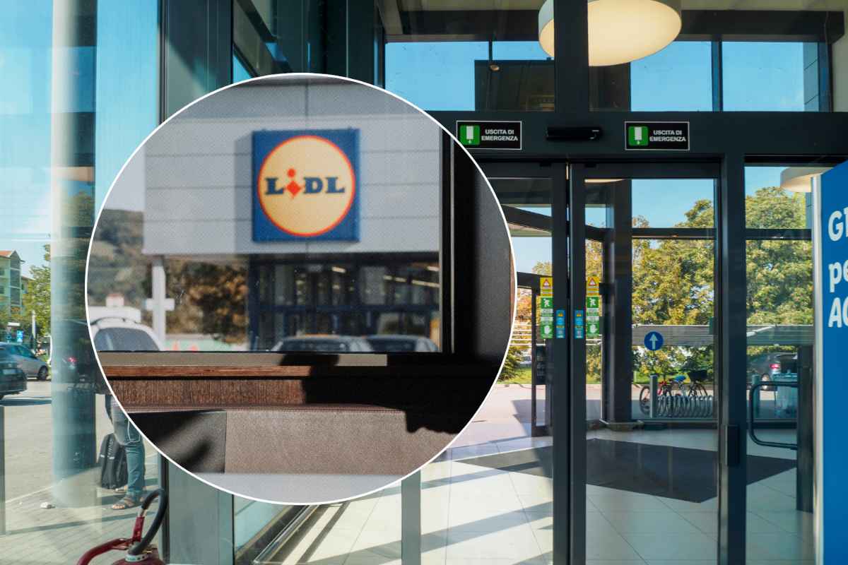 negozio lidl e insegna