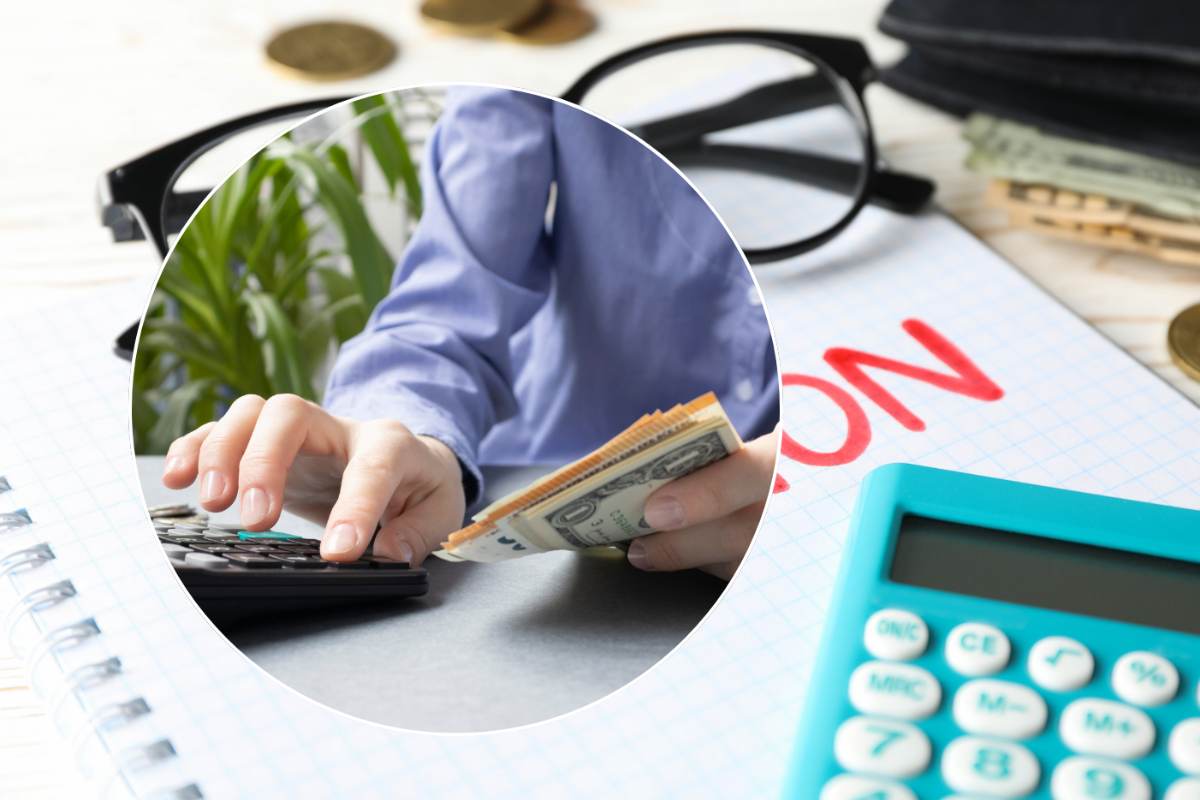 calcoli per pensione e banconote