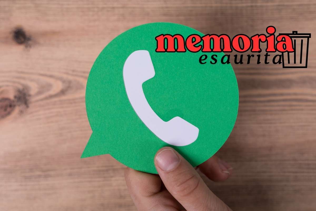 risoluzione problemi memoria whatsapp