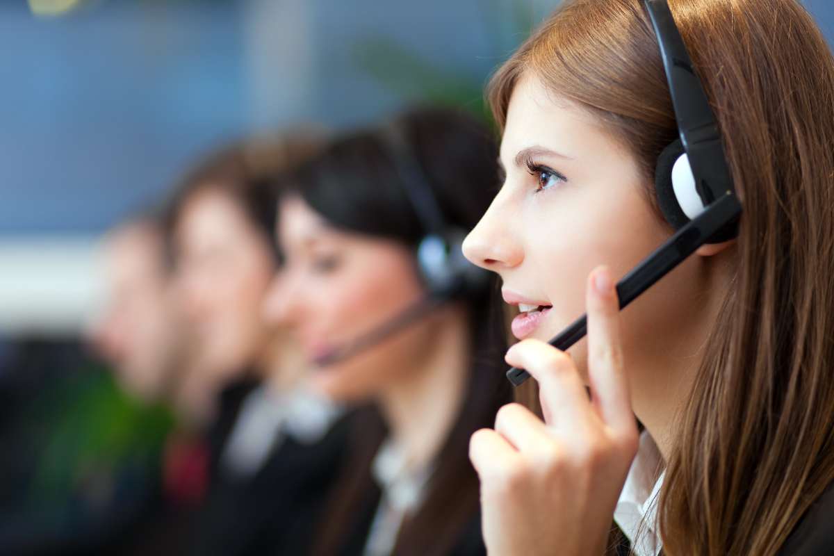operatrice di call center