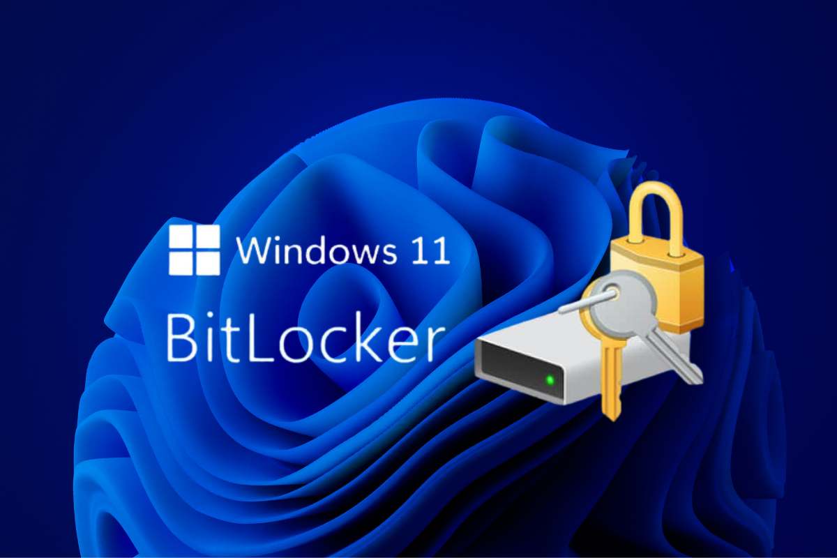 I loghi di Windows 11 e BitLocker
