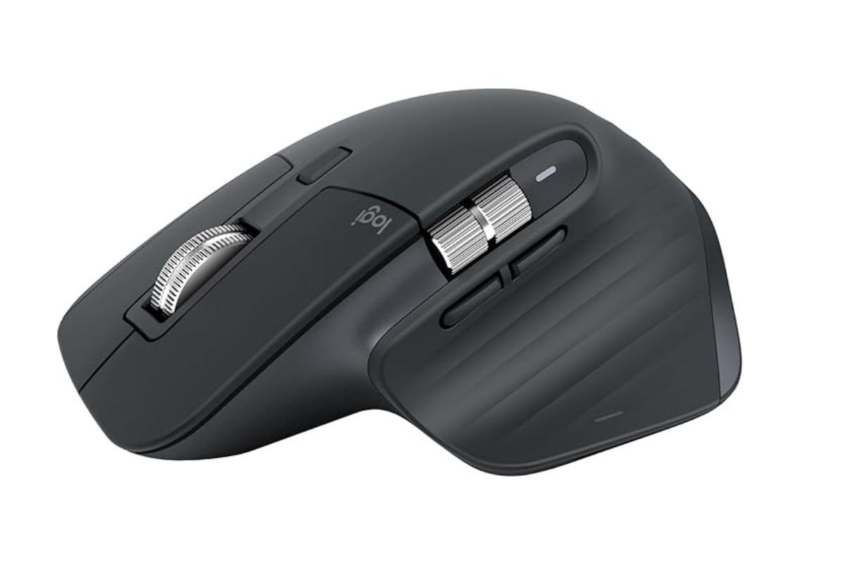 Logitech MX Master 3S, vista laterale